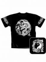 T-Shirt dragon with Yin Yang T-Shirt dragon with Yin Yang